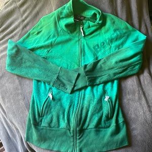 Bench green zipper athletic sweater